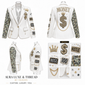 Money Boss Hustle Custom Blazer