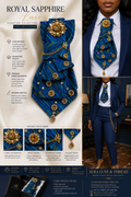 Ivory Statement Tie by Aura Luxe and Thread